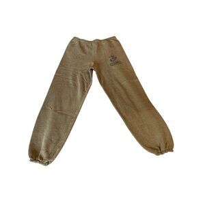 Vintage USMC Military Sweatpants Medium Olive Green Fleece USA Y2K Military